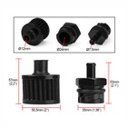 Black Billet Aluminum Valve Cover Oil Cap Breather For Lsx Ls1 ls6 ls2 ls3 ls7