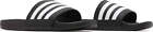  gz5891  Mens Adidas Adilette Comfort Slides  core Black Cloud White 
