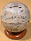 Rare Connie Mack Philadelphia A   s Tin Baseball Bank Atlantic Gas  J  Chein   Co 