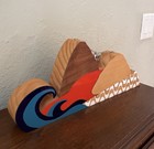 Patricia Maranhao Brazil Wood Sculpture Sugarloaf Mountain   Cable Car 14    Long