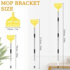 Commercial Heavy Duty Mop Handle - 58  Adjustable Pole Mop Handle Replace