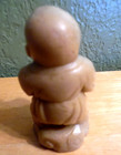 Miniature 2 1 2  Hand Carved Soapstone Oriental Praying Smiling Child