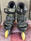 Roller Derby Retro 500 Inline Skates Black gray yellow Abec-5 Size 9