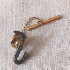 Vintage Tie Tack Saxophone Music Sax 