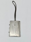 Vintage Silvertone Coin Purse Compact Monogram Ej