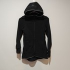 Discontinued Ivivva Lululemon Scuba Jacket Size 6 Ready To Repel Black Hooded