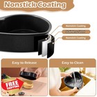 E-far 2pc 9 5  Nonstick Heart Cake Pan Mold Set Valentine Wedding