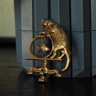 Vintage Cat Fishing Brooch Gold Plated Animal Pin Retro Cute Zinc Alloy Jewelry