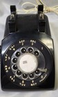 Vintage Itt Black Rotary Modular Desk Phone   Tested Works Well 
