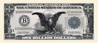 100 Total - Classic Billion Dollar Eagle Party Novelty Fake Poker Money Bills