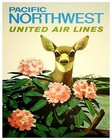 Travel Poster Pacific Northwest Vintage 12x16  Rare Hot New A582