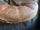 Vintage Baseball Catchers Glove Mitt  Brown Leather
