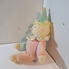 Eden Pastel Clown Plush Stuffed Toy Soft Body Split Between Light Blue   Pink