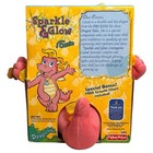 Rare 2002 Fisher Price Dragon Tales Sparkle   Glow Cassie Plush Toy Lights Sound