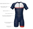 Sparx Mens Elite Aerosuit Triathlon Suit Mens Short Sleeve Tri Suit Skinsuit    