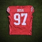 2025 Nick Bosa Team Game Issued Worn 49ers Practice Jersey - Coa - Signed