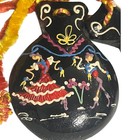 Vintage Hand Painted Solid Wood Spanish Castanets Flamenco Casta  uelas