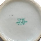 Antique Nippon Moriage Hatpin Holder Hand Painted Porcelain Beaded Floral Japan