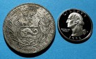1925 Peru Un Sol - Large Letters  type 2  - Km 218 2 -  500 Silver - Rare Find