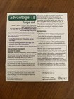 Advantage Ii Flea Medicine Large Cats 4 Months Purple Drops 9-18 Lbs