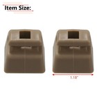 2pcs Sun Visor Support Clips For Jaguar Xjs Xj6 Xj12 1975-1994 Hmd1084aaaee