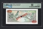 Cyprus 10 Pounds 1-2-1992 P55bs  specimen N 004  Uncirculated Grade 64