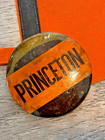 Princeton Tigers Vtg Felt Pennant 1950s Large 28  X 12  School Button Badge