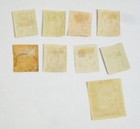 British Zanzibar 1908-1909 9 Stamp Collection Mint Hinged 1r Rupee 50c Cent Page