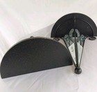 Set Of Two Vintage Home Interiors Etched Mirror And Metal Wall Shelves