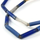 Cylindrical Blue Bohemian Trade Beads