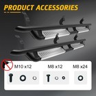 Running Boards Compatible With Ford Ranger 2019-2025 Super Crew Cab 4 Full Size