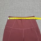 Mondetta Ladies Pull On Leggings W Pockets X-small Size Wine Active Yoga Pants