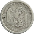 1875 S Seated Liberty Twenty Cent Piece G Good Silver 20c Sku i13230
