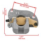 Front And Rear Left Right Brake Caliper For Yamaha Grizzly 700 Yfm700 2007-2026