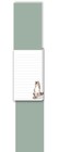Punch Studio Tall Notepad Tabby Cat Magnetic Closure 75 Sheets 6  X 3 25  New