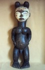 Rare Vintage 25  Punu Nobility Couple African Carving Statue  
