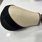 Canvas Wig Display Mannequin Head Size 22 W  Table Clamp Stand  Beige black