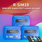     r-sim19 Sim18 Qpe Stable Unlock Card For Iphone 15 Plus 14 13 Pro Max 12 Ios17
