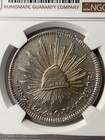 1844 Zs Om Mexico Silver 8 Reales Ngc Au Details