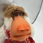 Vintage Gund Mighty Star Baboon Monkey Gorilla Rubber Face Plush   Apron