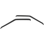 Outside Mount Window Visor Deflector Rain Guard Dark Smoke 2 Pcs Set Fit For