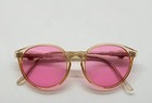 Disney- 80s Mickey Mouse Sunglasses-new Solid Pink Custom Lenses-unworn-france