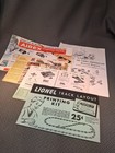 Vintage 1954 4x Lionel Trains Catalog s - Plus - More Set Of 5 Rare Collection