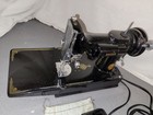 Vintage 1950 Singer 221k Featherweight Sewing Machine W case  Avocado Case