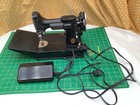 1946 Singer 221 Featherweight Portable Sewing Machine Usa W  Case Ag691093 Works