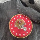 Vintage G-iii Carl Banks Nfl San Francisco 49ers Distressed Denim Vest Jacket M