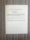 Elvis Costello Performance Contract   Rider - Hot Club  Philly - 12 7 77