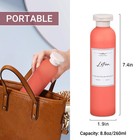 Travel Shampoo Bottle  Empty Plastic Squeeze Bottles 8 8oz With Flip Cap  Lot   