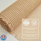 Rattan Cane Webbing Roll 16  X 72    Natural Open Mesh Rattan Fabric For Furnit