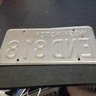 Vintage 1983 Washington State License Plate End-818